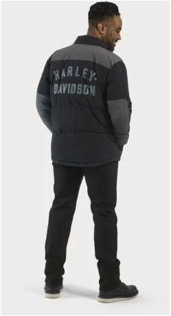 Harley-Davidson Up North Puffer Jacke Schwarz 3 Harley-Davidson Up North Puffer Jacke Schwarz – Bild 3