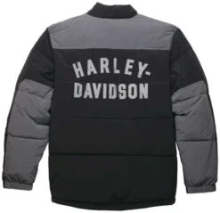 Harley-Davidson Up North Puffer Jacke Schwarz 5 Harley-Davidson Up North Puffer Jacke Schwarz -Elektrik Blitz Angebote Store 97420 23vm b edit rt1