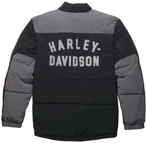 Harley-Davidson Up North Puffer Jacke Schwarz 2 Harley-Davidson Up North Puffer Jacke Schwarz – Bild 2