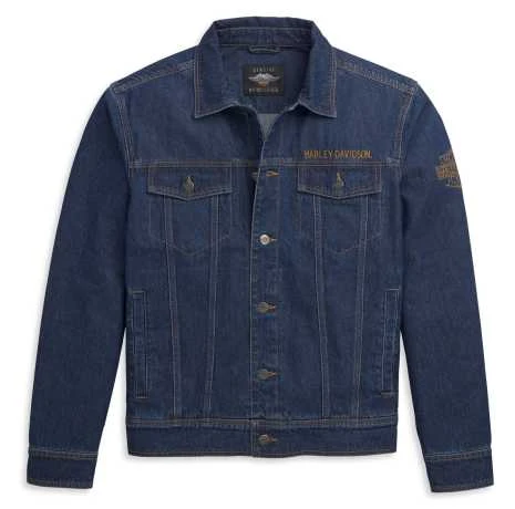 Harley-Davidson Denim Jeansjacke Blau 1 Harley-Davidson Denim Jeansjacke Blau