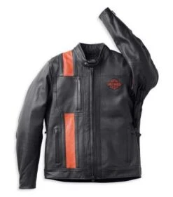 Harley-Davidson Lederjacke Hwy-100 Waterproof -Elektrik Blitz Angebote Store 98000 22em 3