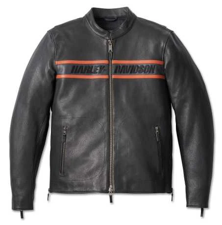 Harley-Davidson Lederjacke Victory Lane II Schwarz 1 Harley-Davidson Lederjacke Victory Lane II Schwarz
