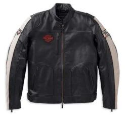 Harley-Davidson Lederjacke Enduro Schwarz