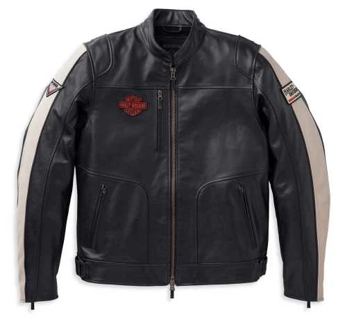Harley-Davidson Lederjacke Enduro Schwarz 1 Harley-Davidson Lederjacke Enduro Schwarz