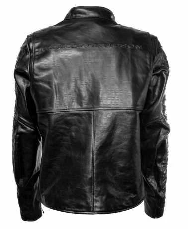 Harley-Davidson Lederjacke Ozello Schwarz 4 Harley-Davidson Lederjacke Ozello Schwarz – Bild 4