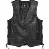 Harley-Davidson Lederweste Tradition II Schwarz