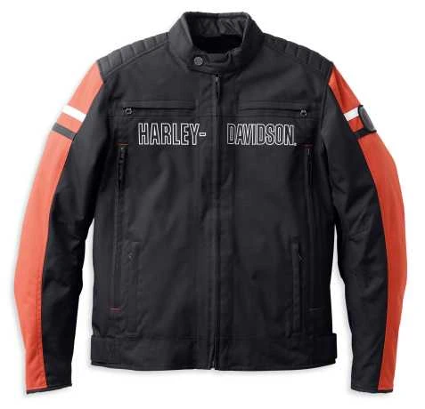 Harley-Davidson Textiljacke Hazard Wasserdicht Extra Lang 1 Harley-Davidson Textiljacke Hazard Wasserdicht Extra Lang