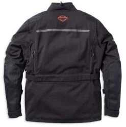 Harley-Davidson Jacke Quest Triple Vent Schwarz -Elektrik Blitz Angebote Store 98127 22em 2