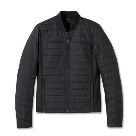 Harley-Davidson Mid Layer Jacke Lightweight Schwarz 1 Harley-Davidson Mid Layer Jacke Lightweight Schwarz
