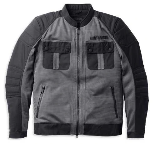 Harley-Davidson Jacke Zephyr Mesh Grau 1 Harley-Davidson Jacke Zephyr Mesh Grau