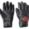 Harley-Davidson Handschuhe Grapnel Leder Schwarz