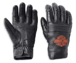 Harley-Davidson Handschuhe Grapnel Leder Schwarz