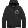 Harley-Davidson Biker Zip Hoodie Arterial Schwarz