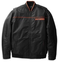 Harley-Davidson Jacke Timeless Bar & Shield Schwarz/orange