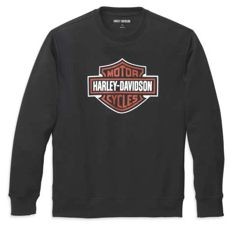 Harley-Davidson Bar & Shield Pullover Schwarz 1 Harley-Davidson Bar & Shield Pullover Schwarz
