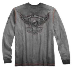 Harley-Davidson Longsleeve Iron Block -Elektrik Blitz Angebote Store 99010 17vm harley21