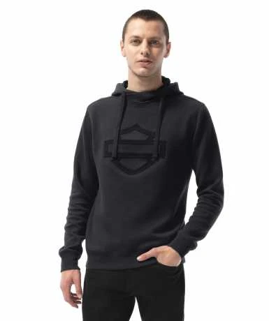 Harley-Davidson Hoodie Embossed Schwarz 4 Harley-Davidson Hoodie Embossed Schwarz – Bild 4