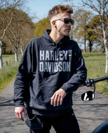 Harley-Davidson Hoodie Hallmark Foundation Schwarz 2 Harley-Davidson Hoodie Hallmark Foundation Schwarz – Bild 2