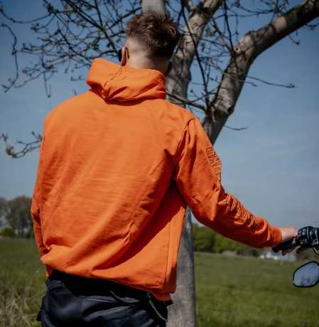 Harley-Davidson Hoodie Hallmark Bar & Shield Orange 3 Harley-Davidson Hoodie Hallmark Bar & Shield Orange – Bild 3