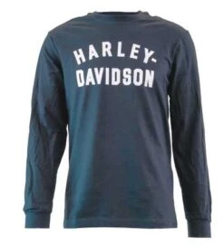 Harley-Davidson Sweatshirt Staple Blau