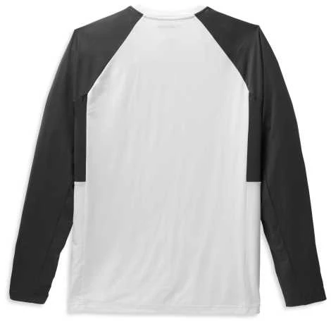 Harley-Davidson Longsleeve Performance Bar & Shield Weiß/schwarz 2 Harley-Davidson Longsleeve Performance Bar & Shield Weiß/schwarz – Bild 2