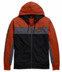 Harley-Davidson Zip Hoodie Colorblock