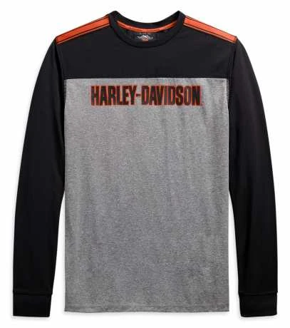 Harley-Davidson Longsleeve Performance Micro Mesh Colorblock 1 Harley-Davidson Longsleeve Performance Micro Mesh Colorblock