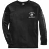 Harley-Davidson Skull Longsleeve, Schwarz