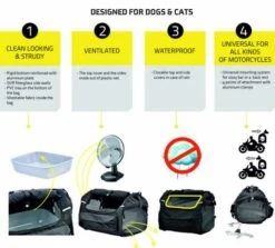 Deemeed Pet Bag Extra Klein -Elektrik Blitz Angebote Store deemeed pet bag features 1