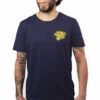John Doe T-Shirt Tiger Navy Blau