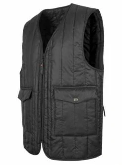 John Doe Classic Biker Weste, Schwarz 6 John Doe Classic Biker Weste, Schwarz -Elektrik Blitz Angebote Store jdw 3001 3