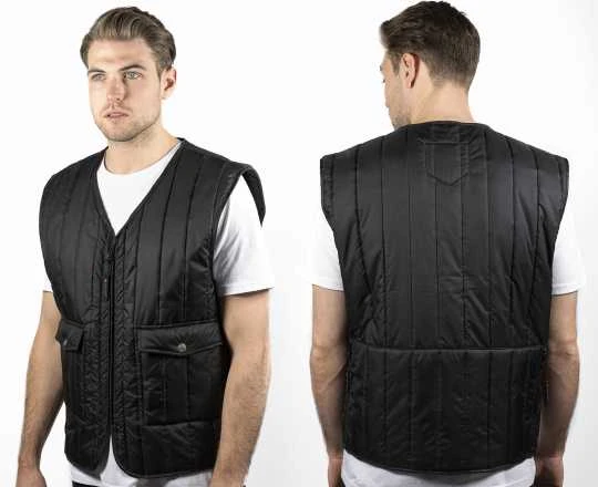 John Doe Classic Biker Weste, Schwarz 4 John Doe Classic Biker Weste, Schwarz – Bild 4