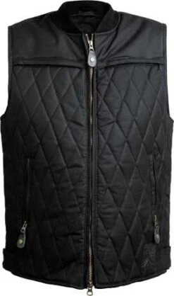 John Doe Lowride Wax Weste Schwarz