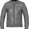John Doe Lederjacke Storm Grau