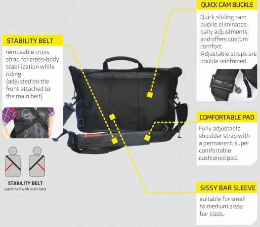 Deemeed MotoNote 14" Notebooktasche Cordura 3 Deemeed MotoNote 14" Notebooktasche Cordura – Bild 3