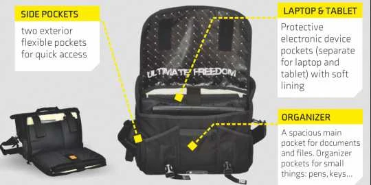 Deemeed MotoNote 14" Notebooktasche Cordura 4 Deemeed MotoNote 14" Notebooktasche Cordura – Bild 4