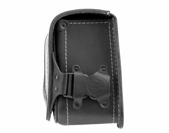 Deemeed Outsider Bobster Satteltasche Rechts Schwarz & Ecry Stitching 2 Deemeed Outsider Bobster Satteltasche Rechts Schwarz & Ecry Stitching – Bild 2