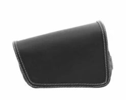 Deemeed Outsider Bobster Satteltasche Rechts Schwarz & Ecry Stitching