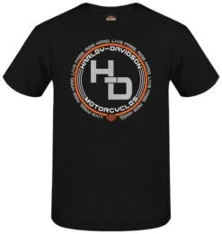 Harley-Davidson T-Shirt H-D Round Schwarz