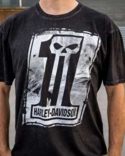 Harley-Davidson T-Shirt DC Inc Schwarz -Elektrik Blitz Angebote Store r004398v 41