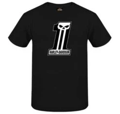 Harley-Davidson T-Shirt Dark Custom Schwarz