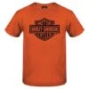 Harley-Davidson T-Shirt Bar & Shield 1 Orange