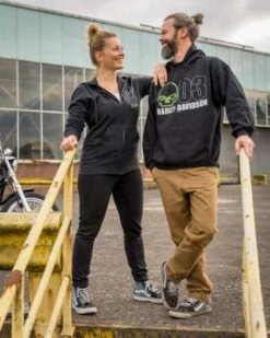 Harley-Davidson Hoodie Willie Glow H-D Schwarz -Elektrik Blitz Angebote Store r004595v 51