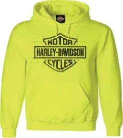 Harley-Davidson Hoodie Heritage Sketch Gelb