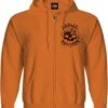 Harley-Davidson Zip Hoodie Ink Badge Orange