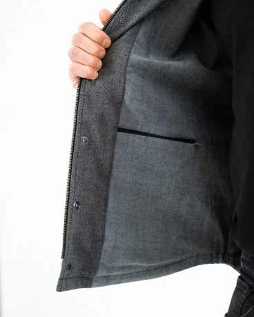 Rokker Boston Rider Shirt Grau 5 Rokker Boston Rider Shirt Grau – Bild 5