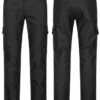 Rokker Black Jack Slim Jeans Schwarz