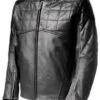 Roland Sands Hemlock Lederjacke Schwarz