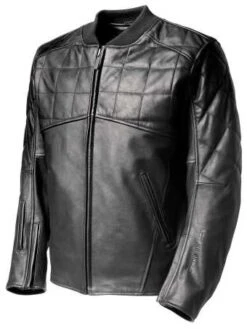 Roland Sands Hemlock Lederjacke Schwarz