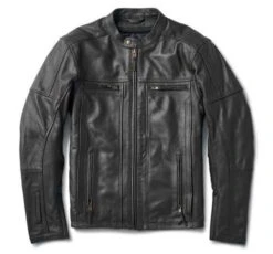 Roland Sands Linden 74 Lederjacke Schwarz -Elektrik Blitz Angebote Store roland sands linden74 black32